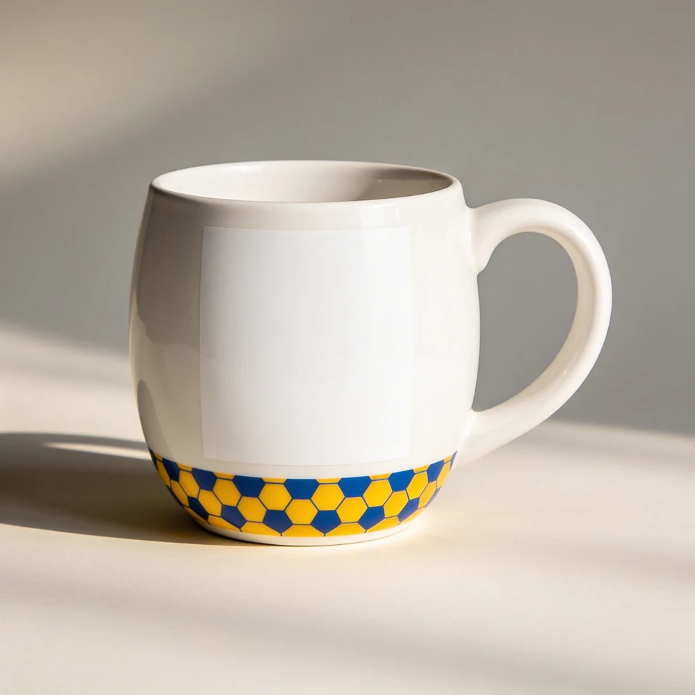 Half-time rounded mug — unpersonalised product illustration