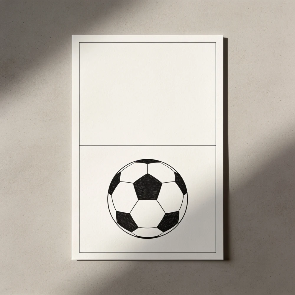 Ball study poster — unpersonalised product illustration